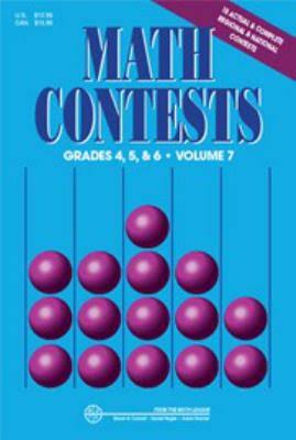 Math Contests Grades 4,5&6 Volume 7