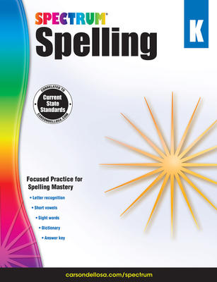 Spectrum Spelling, Grade K