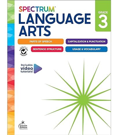 2024 Spectrum Language Arts, Grade 3