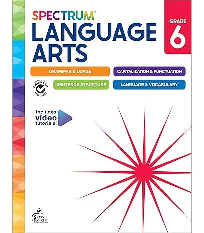 2024 Spectrum Language Arts, Grade 6