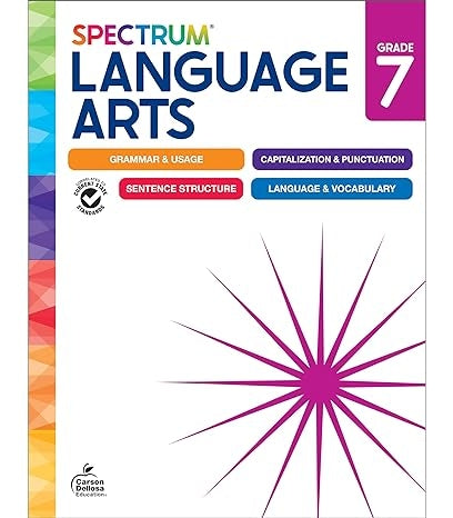 2024 Spectrum Language Arts, Grade 7