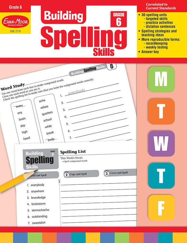 Building Spelling Skills, Grade 6