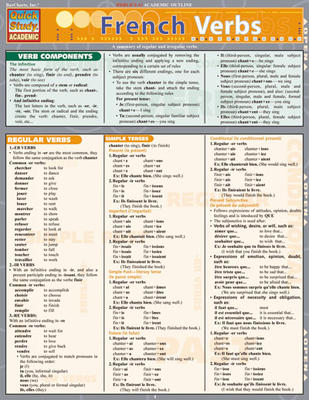 Quick Study Academic French Verbs