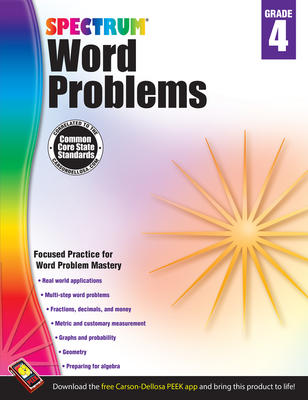 Spectrum Word Problems Grade 4