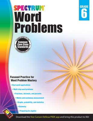 Spectrum Word Problems Grade 6