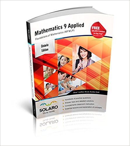 SOLARO STUDY GUIDE Mathematics 9 Applied