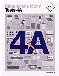 Dimensions Math Tests 4A