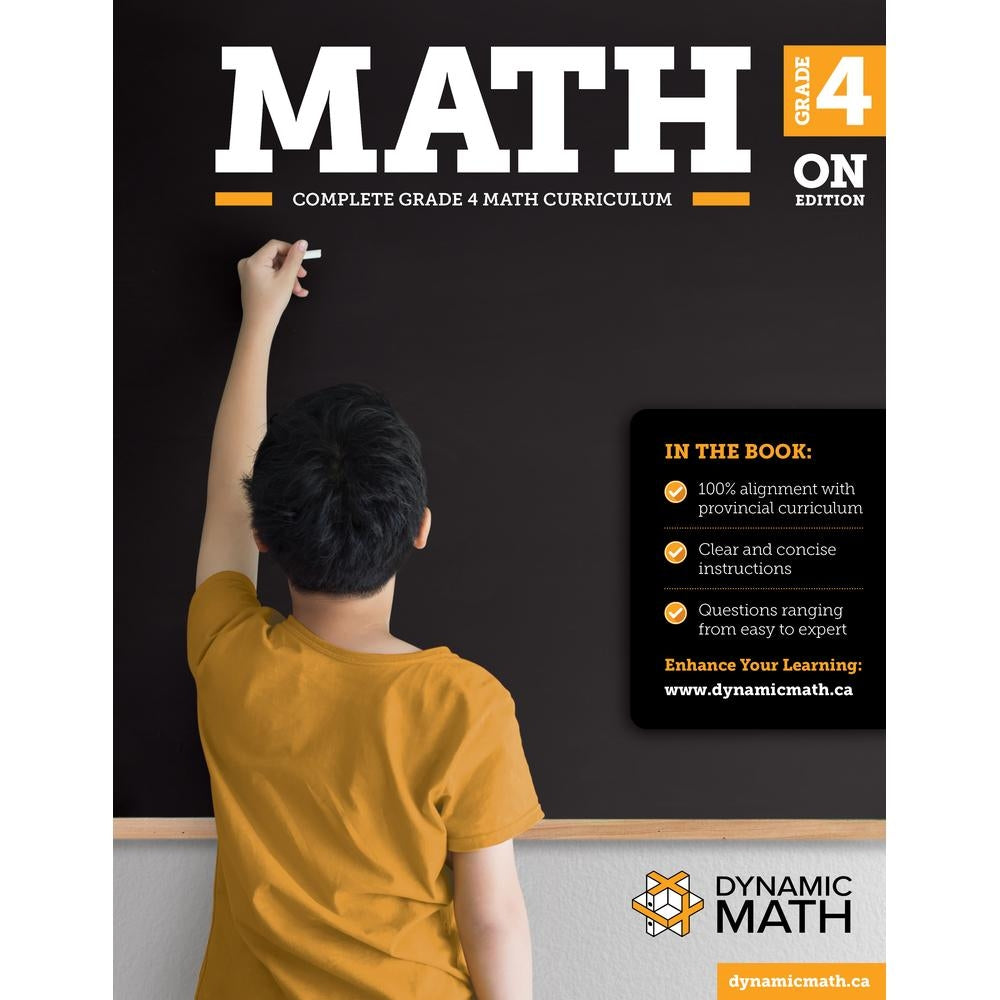 Dynamic Math Workbook - Ontario - Grade 4