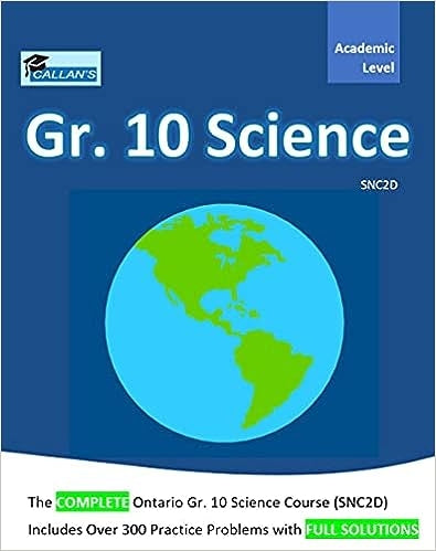 Callan's Gr. 10 Science Ontario (SNC2D) Workbook