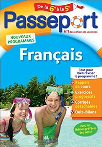 Passeport - Français de la 6e à la 5e - Cahier de vacances