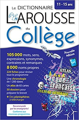 Larousse dictionnaire du Collège