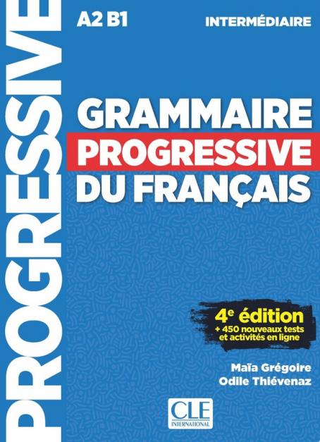 Grammaire progressive du français - Niveau intermédiaire - 4ème édition - Livre + CD + Livre-web