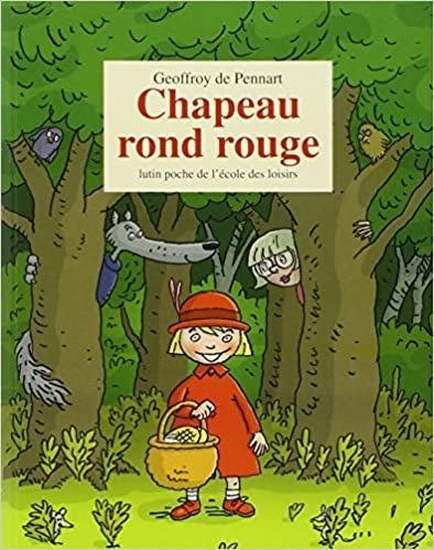 Chapeau rond rouge