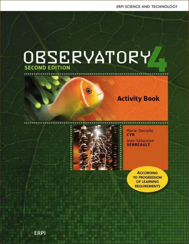 Observatory - Secondary 4 Activity Book - 2nd edition with Digital Components - Student (12-month)