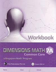 Dimensions Math 7a Common Core Workbook