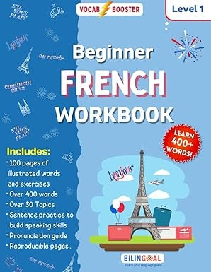 Beginner French Workbook Level 1
