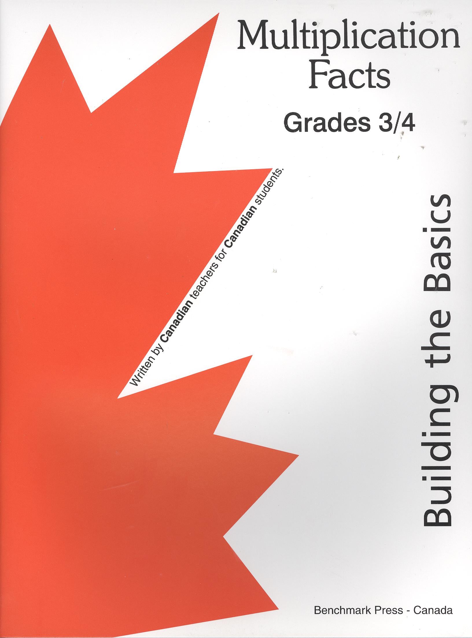 Multiplication Facts Grades 3-4