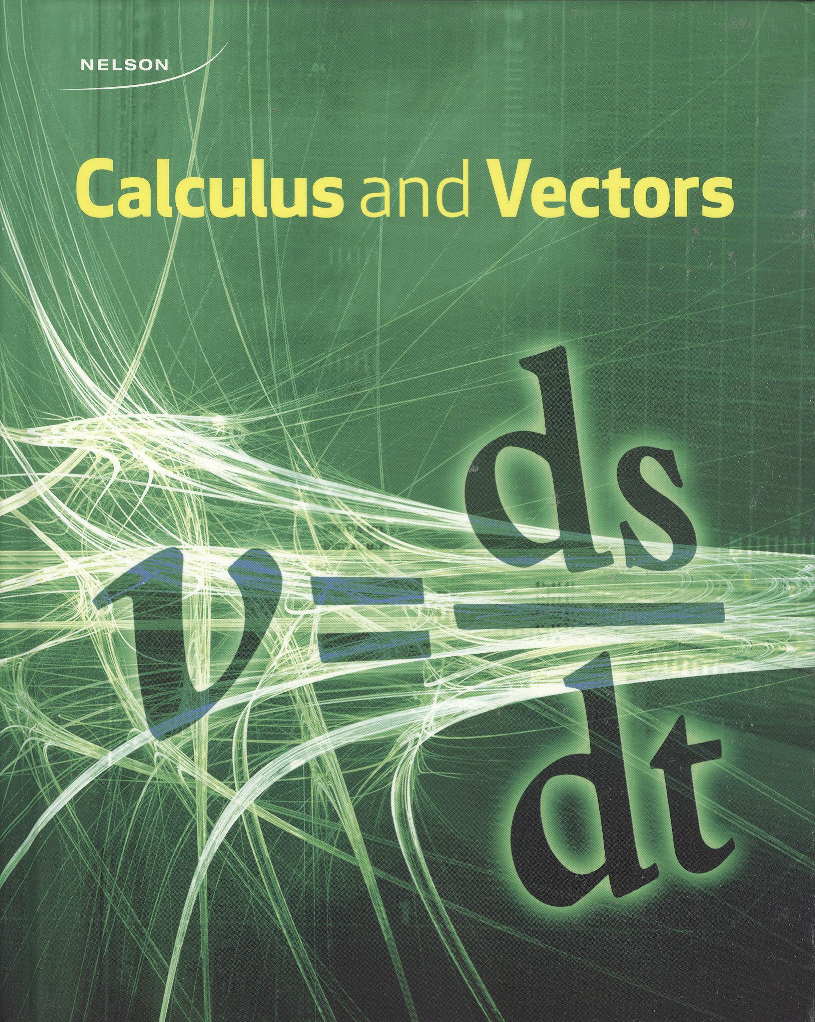 Calculus and Vectors [USED]