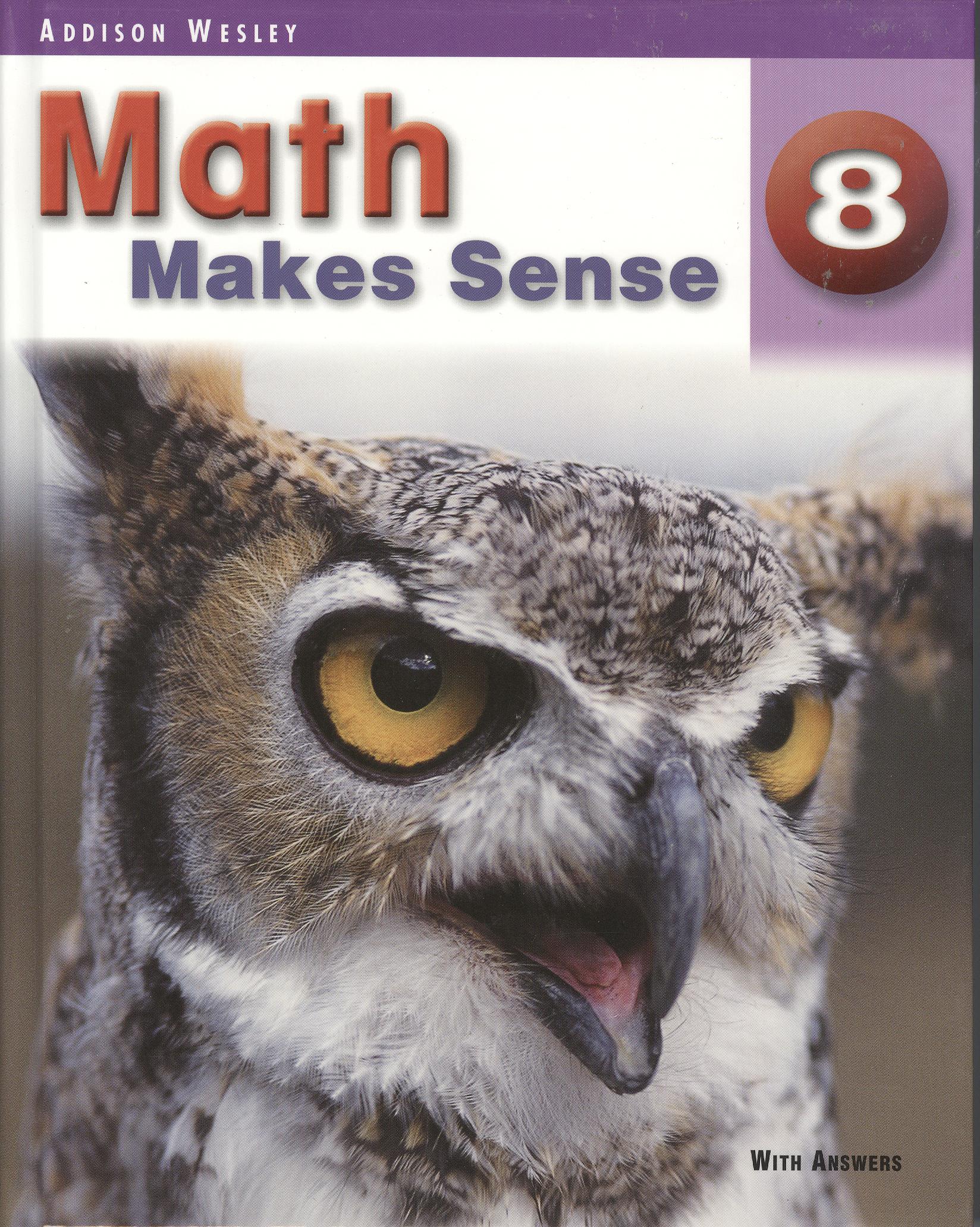 Math Makes Sense 8 with Answers [Ontario Edition]  Textbook