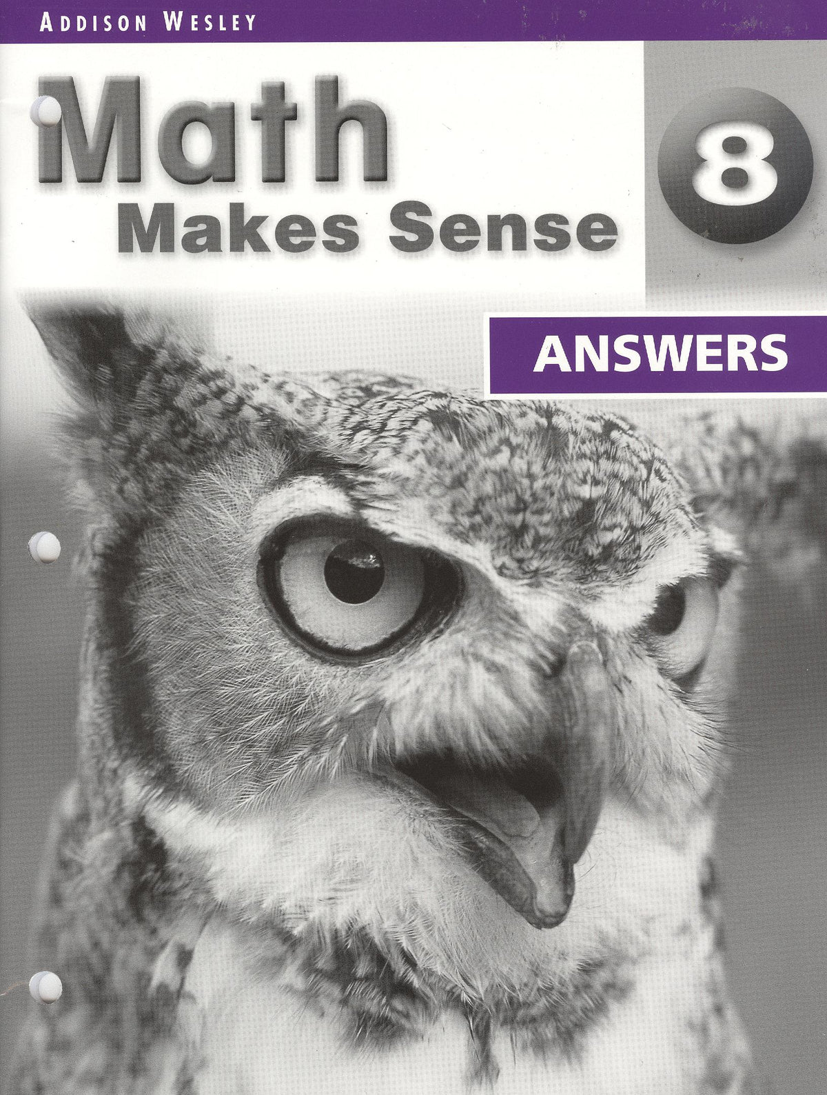 Math Makes Sense 8 Answers [Ontario Edition]