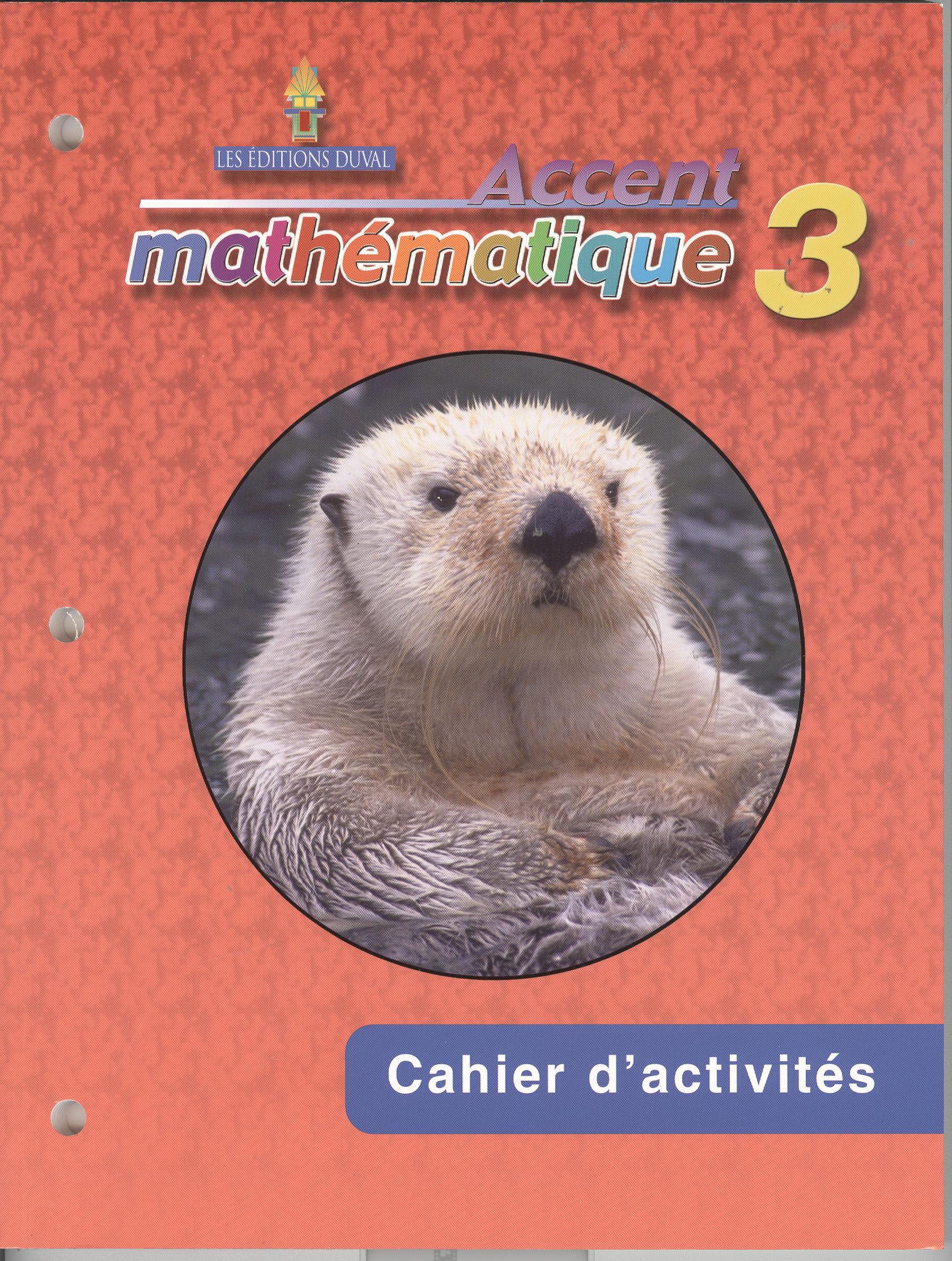 Accent Mathematique 3 Cahier d'Activites