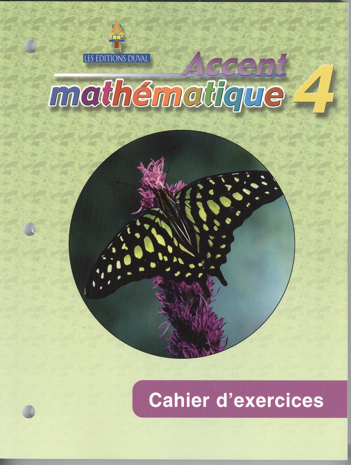 Accent Mathematique 4 Cahier d'Activites