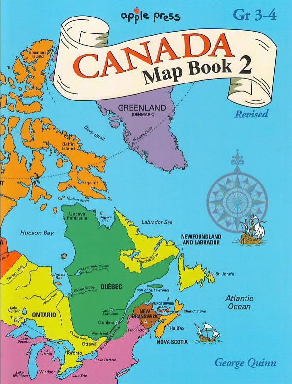 Apple Press - Canada Map Book 2 - Grades 3-4