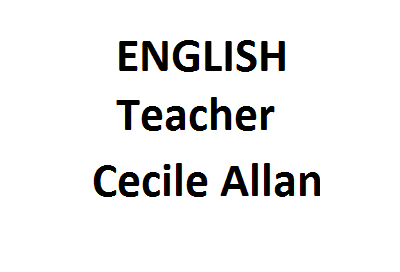 English: Teacher Cecile Allan