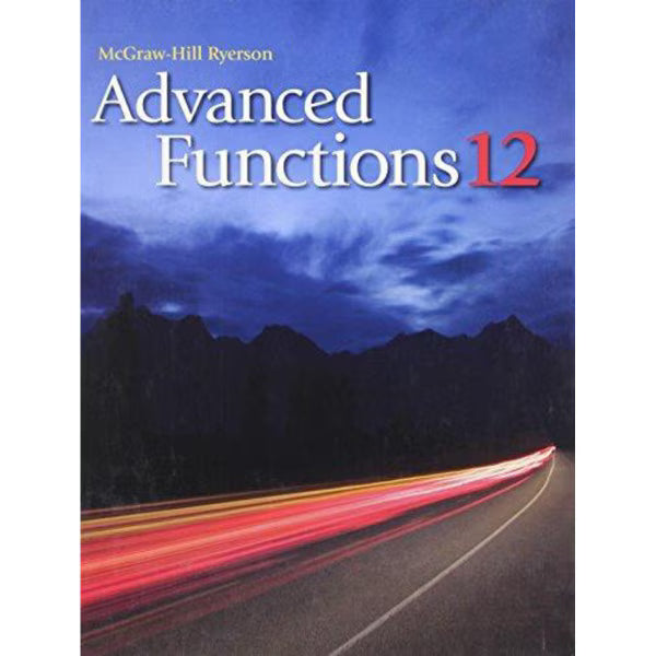 Advanced Functions 12 eText (1 year access) Non-Returnable
