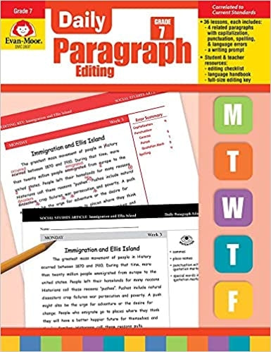 Daily Paragraph Editing - Grade 7 - Evan-Moor