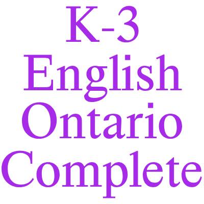 K-3 English Ontario Complete