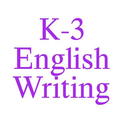 K-3 English Writing
