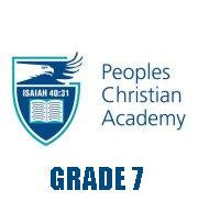Peoples Christian Academy Grade 7