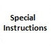 Special Instructions