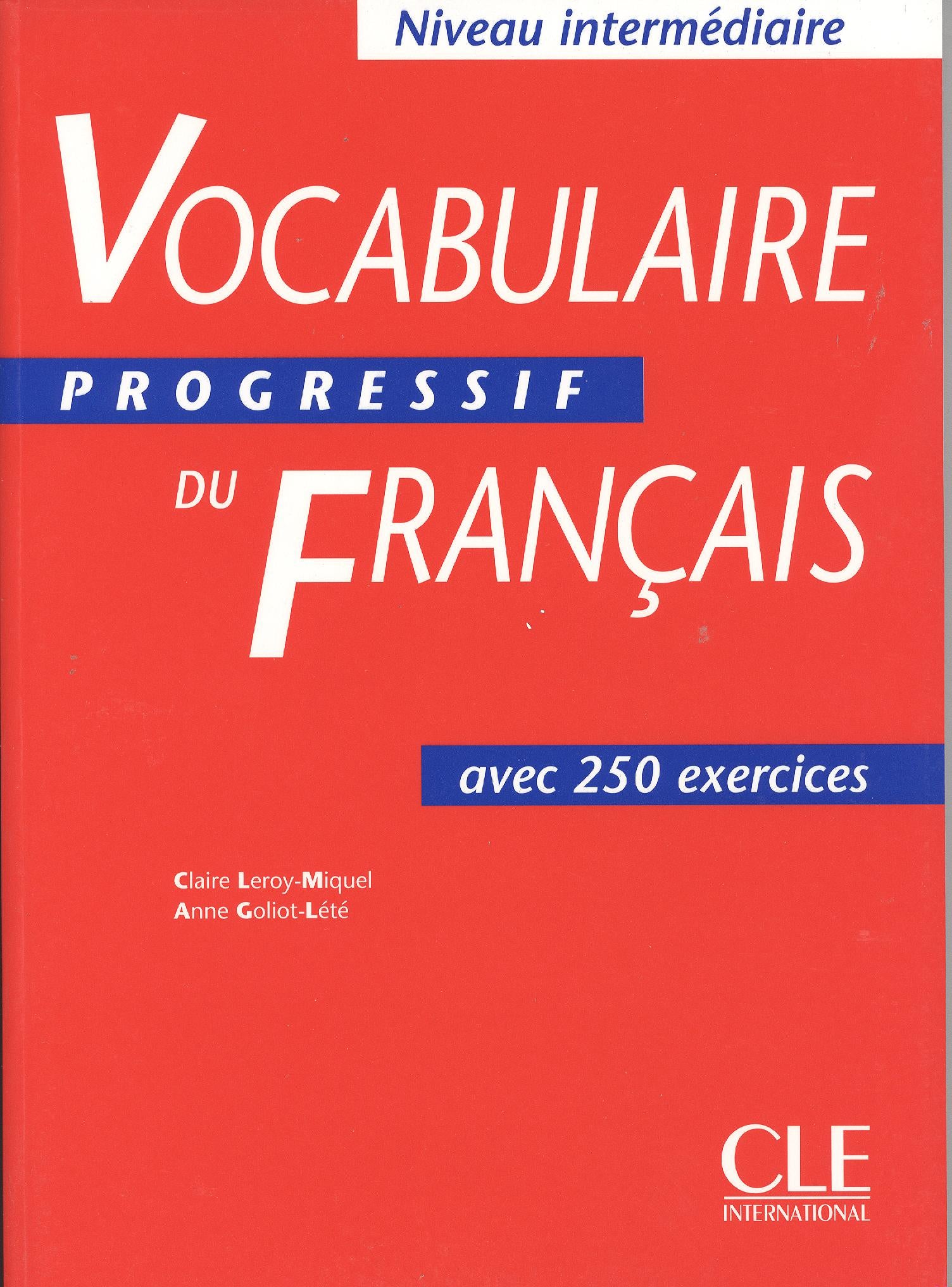 Vocabulaire progressif du français niveau intermediaire