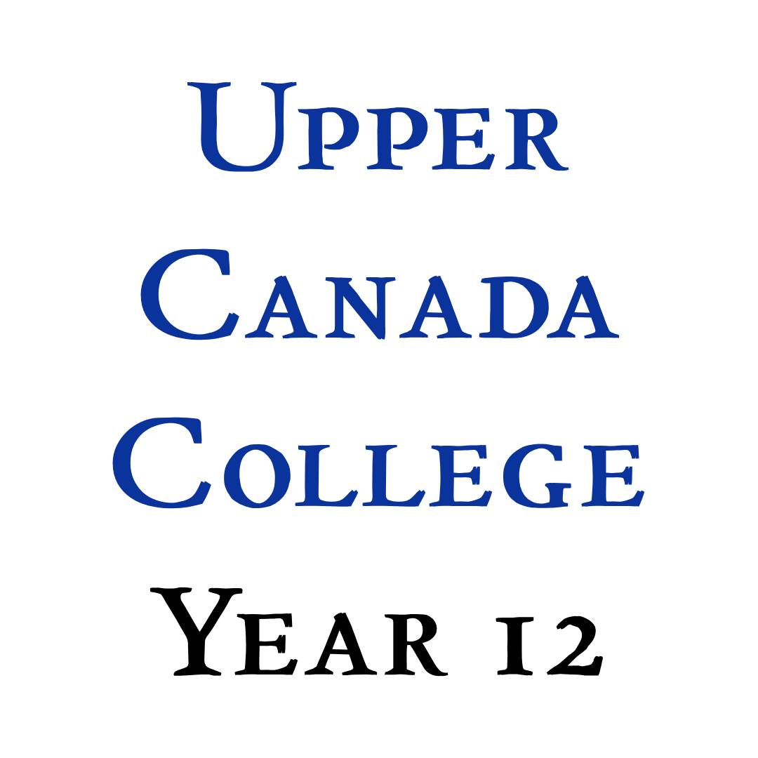 Upper Canada College Year 12