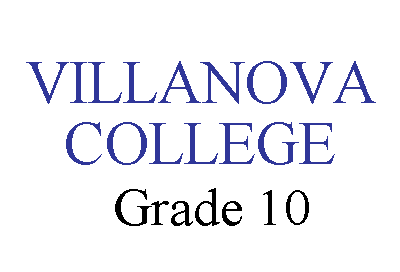 St. Thomas of Villanova Grade 10