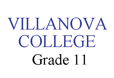St. Thomas of Villanova Grade 11