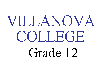 St. Thomas of Villanova Grade 12