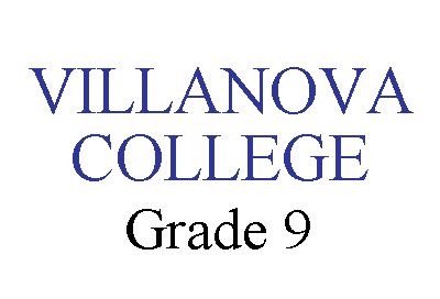 St. Thomas of Villanova Grade 9